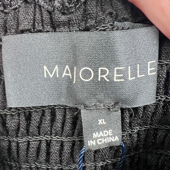 Revolve Majorelle Black One Piece Joyce Linen Romper Sleeveless Womens XL - Picture 5 of 6